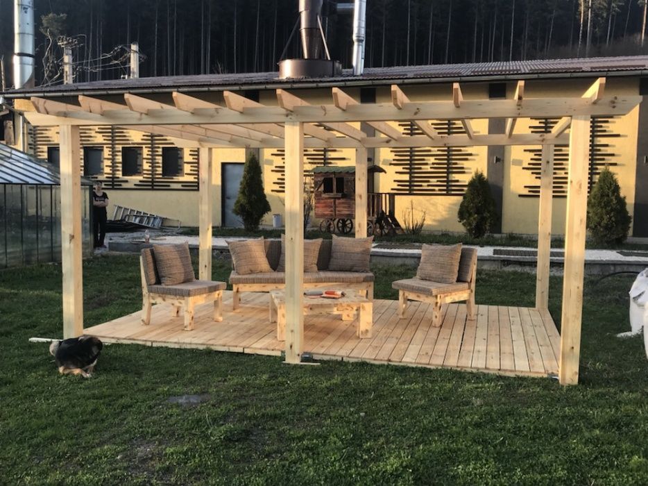 Pergola lemn pin nordic