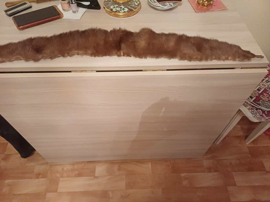Норковый воротник.