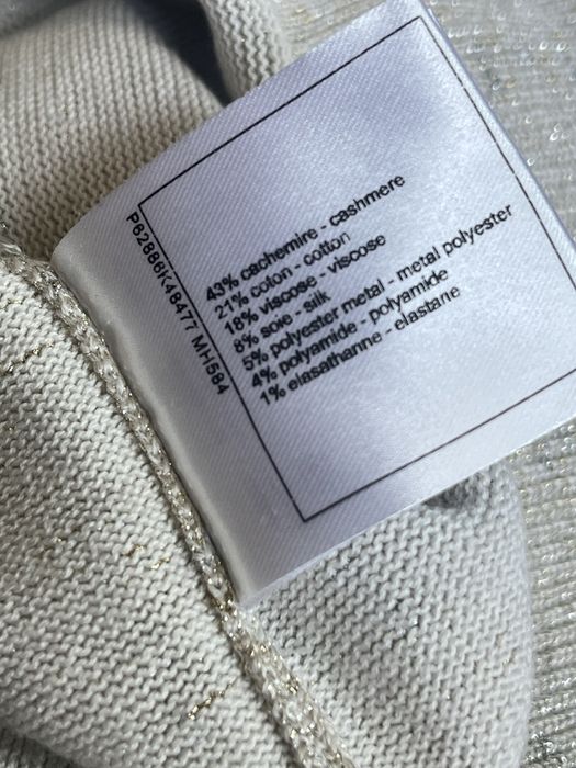 Chanel антентична 43% кашмир блуза