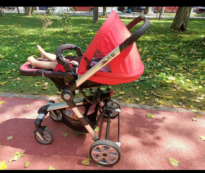 Căruț copii format din pe arte sport și landou