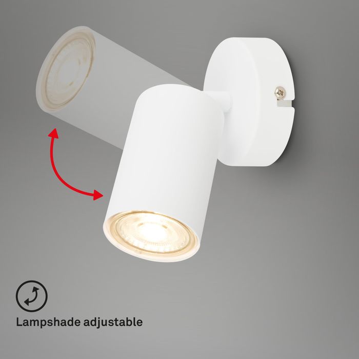 Spot reglabil BRILONER pentru perete sau tavan, Soclu GU10