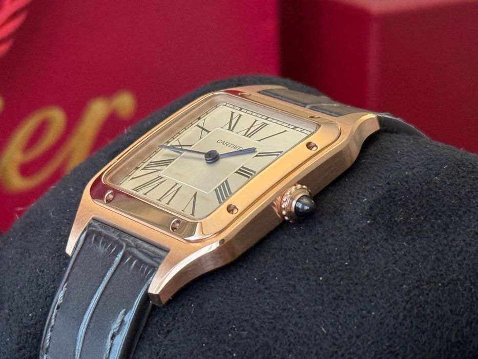 Часы Cartier Santos Dumont Gold