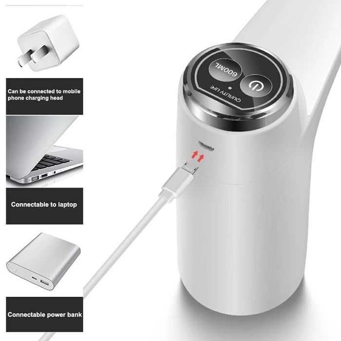 Електрическа автоматична помпа,диспенсър за течности,вода,бутилка,туби