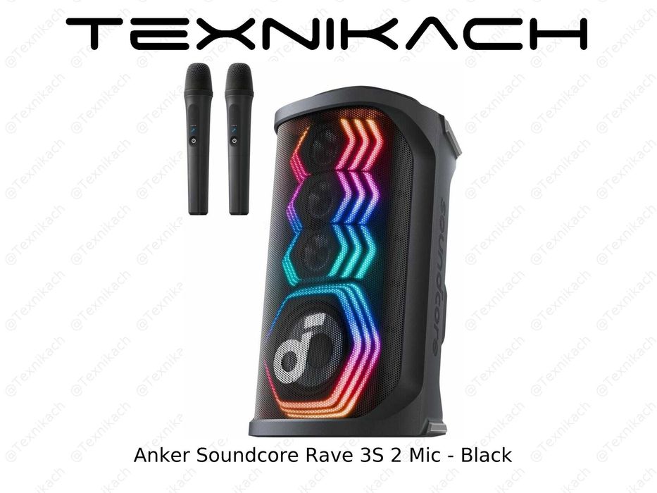 Новый Anker Soundcore Rave 3S 2 Mic  Доставка