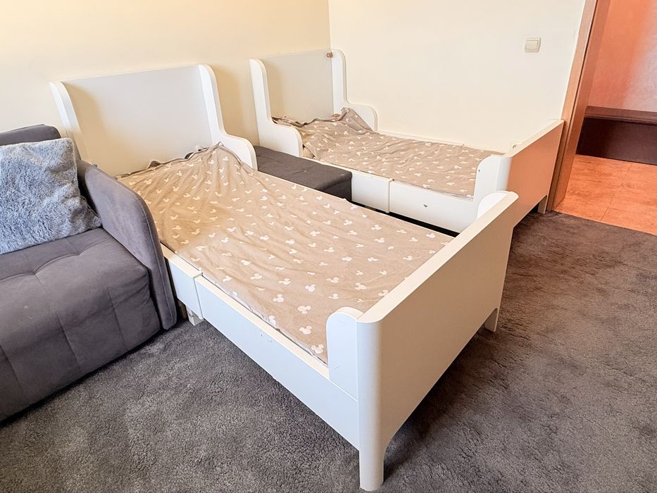 Детско разтегателно (регулиращо) легло с матрак 2 бр