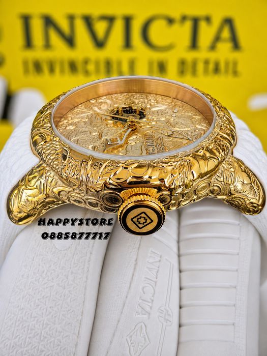 INVICTA Katana automatic white/gold  50 mm, Инвикта нов мъжки часовник