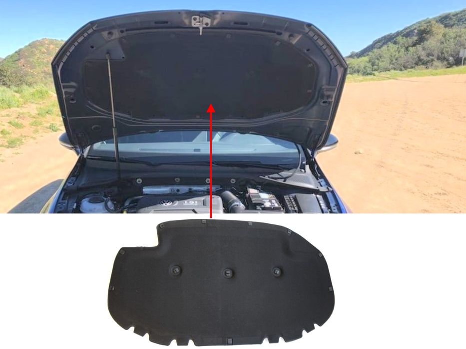 Изолация за преден капак на VW Golf 7 (2013-2021)