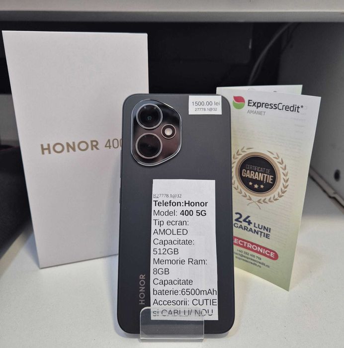 Telefon Honor 400 5G (AG32 B2778.1) 2 ANI GARANTIE!