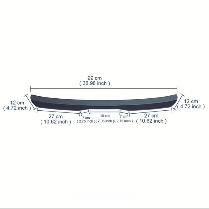 Лип спойлер за багажник за Голф 5 6 7 8,BMW,Audi,Leon lip spoiler