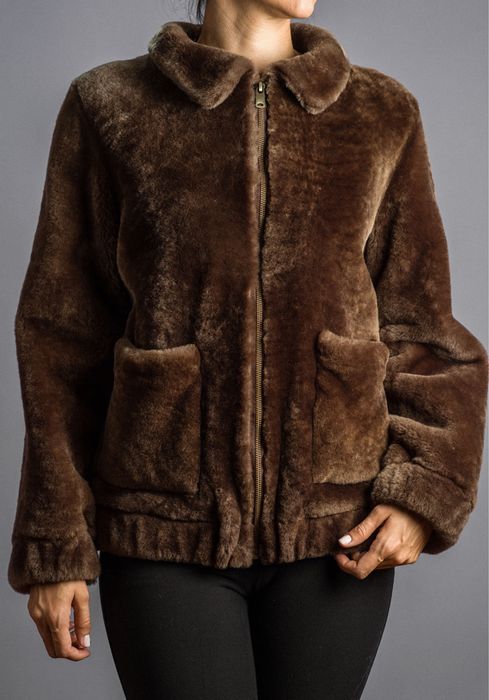 Geaca noua din blana de miel xs/s