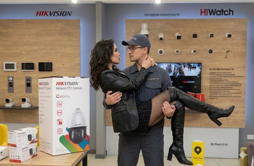 Установка видеонаблюдения IP-со звуком