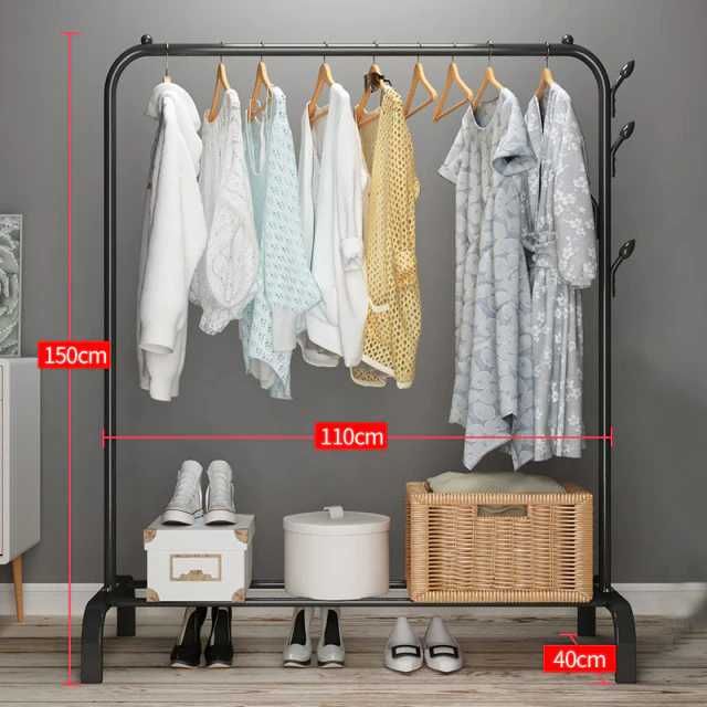 Доставка! Напольная вешалка для одежды и полка для обуви гардероб g7