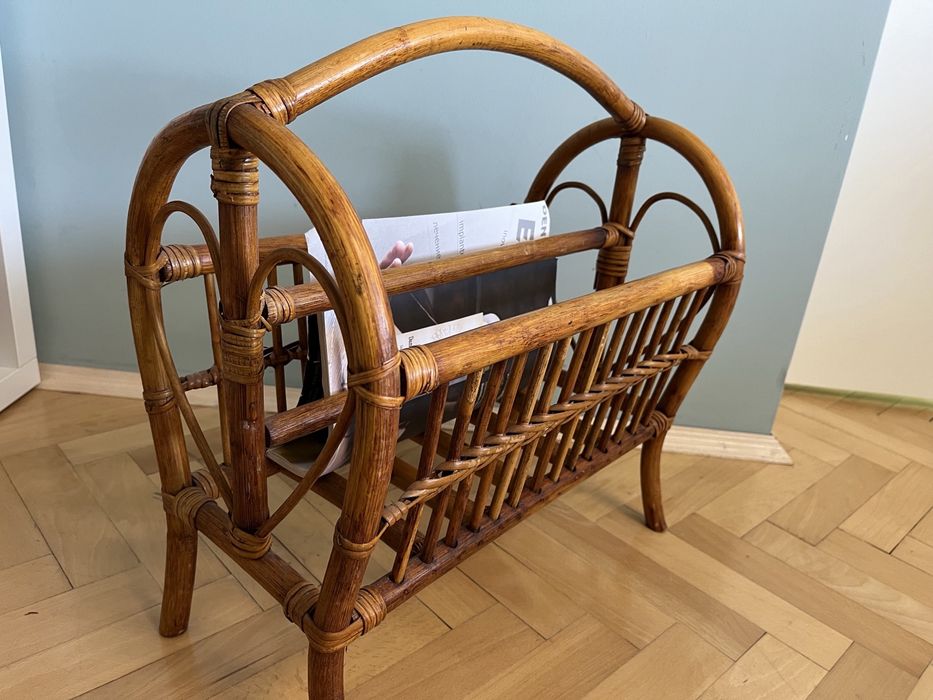 Бамбукова поставка за списания / 70-те