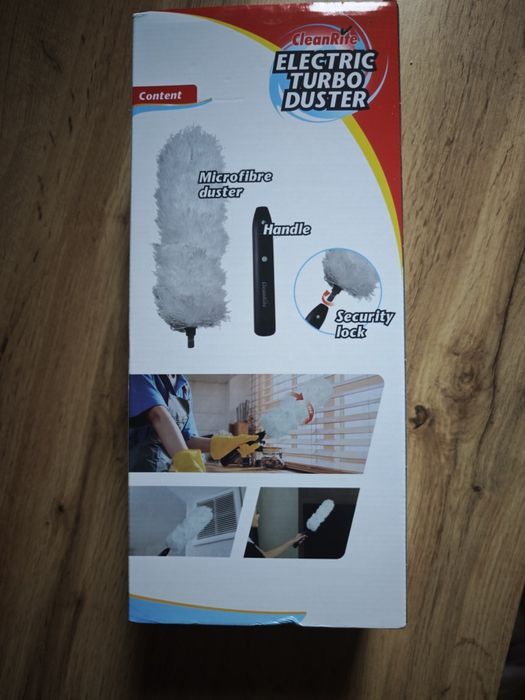 Electric Turbo Dusterелектрическа въртяща се микрофибърна четка