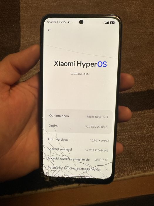 Redmi note 11s 128gb Mi