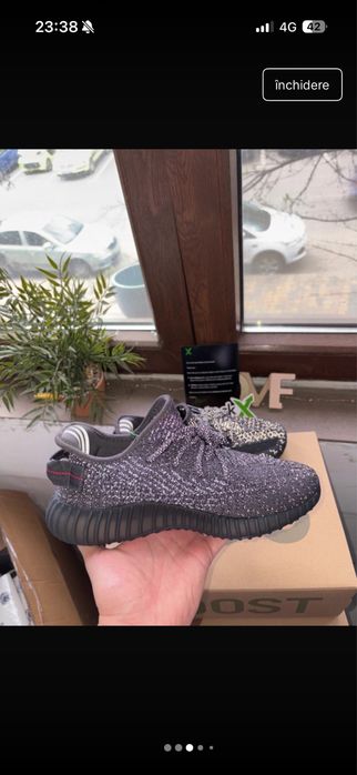 Adidas Yeezy Boost 350 V2 Black Reflective 39 1/3