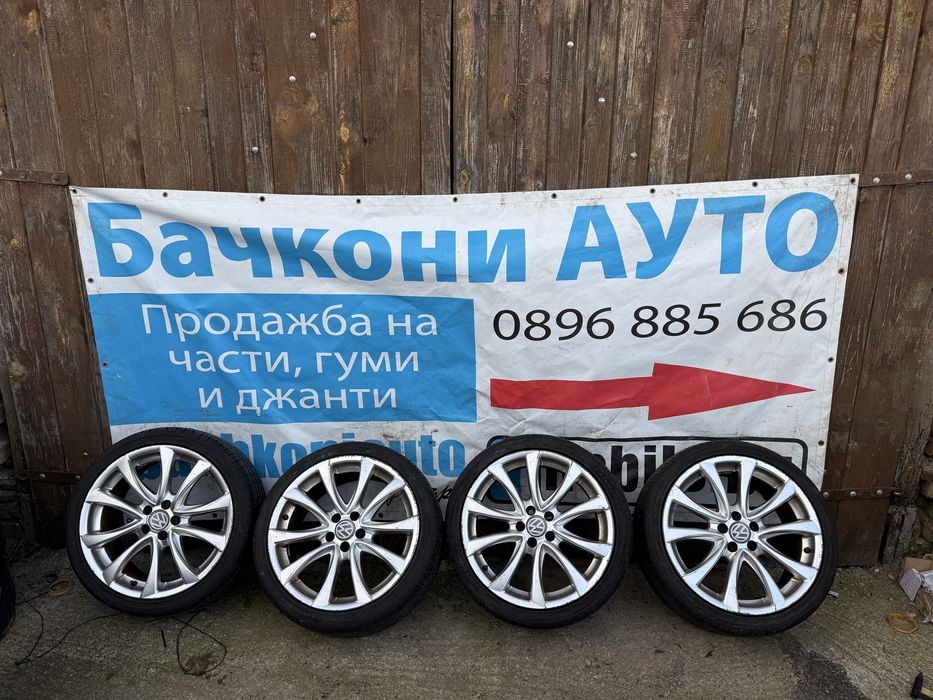 17 5х100 джанти с летни гуми