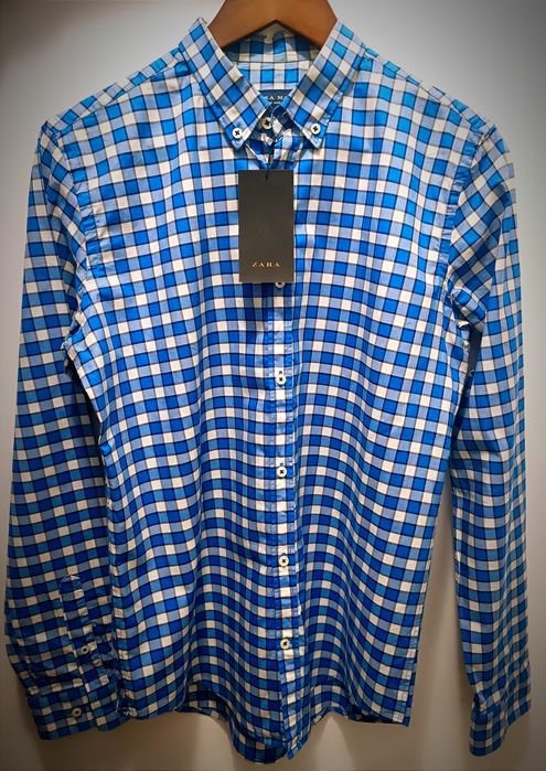 Нова мъжка риза ZARA, размер L/muscle fit/
