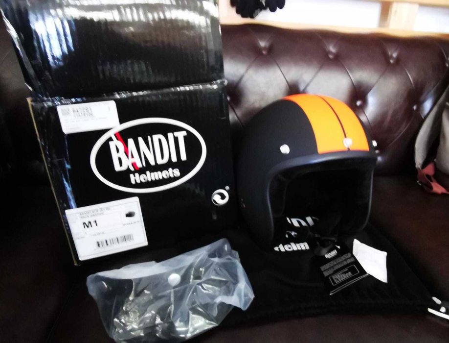 Casca moto Bandit Helmets Jet Racer, marimea M1
