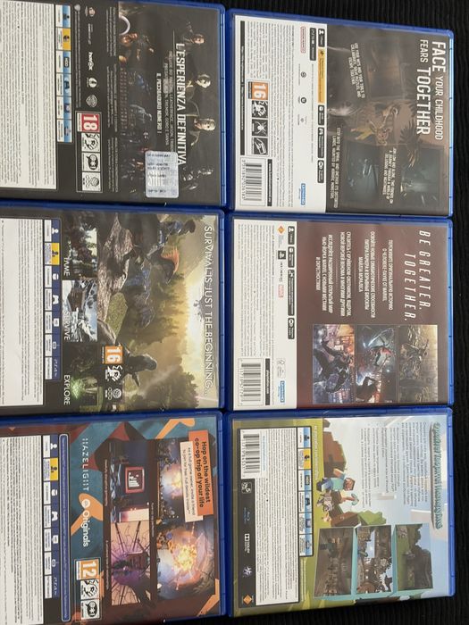 Игры на пс4 и 5.
