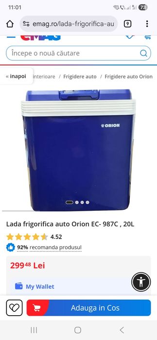 Ladă frigorifică auto