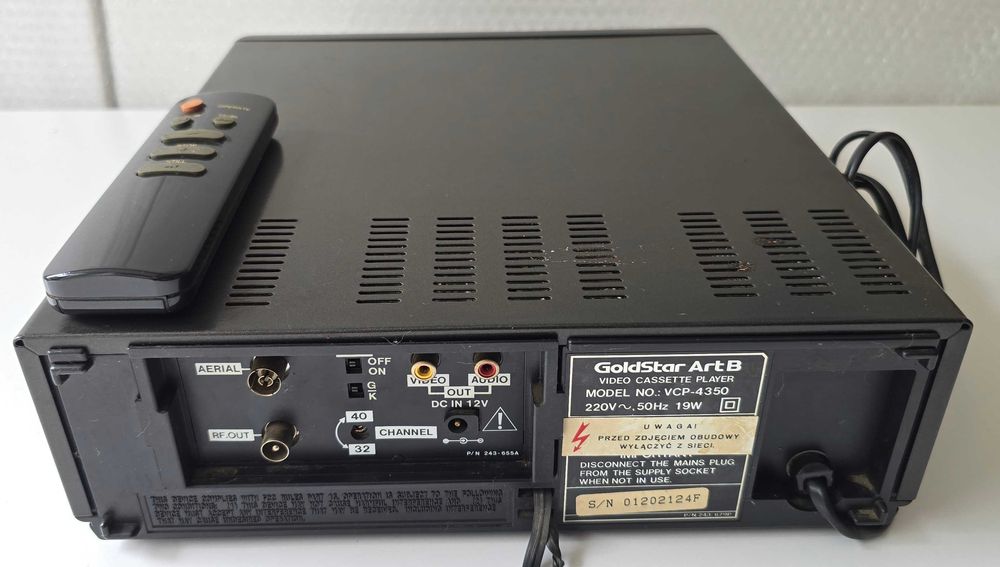 GoldStar VCP-4350W видеомагнитофон оцифровка учун