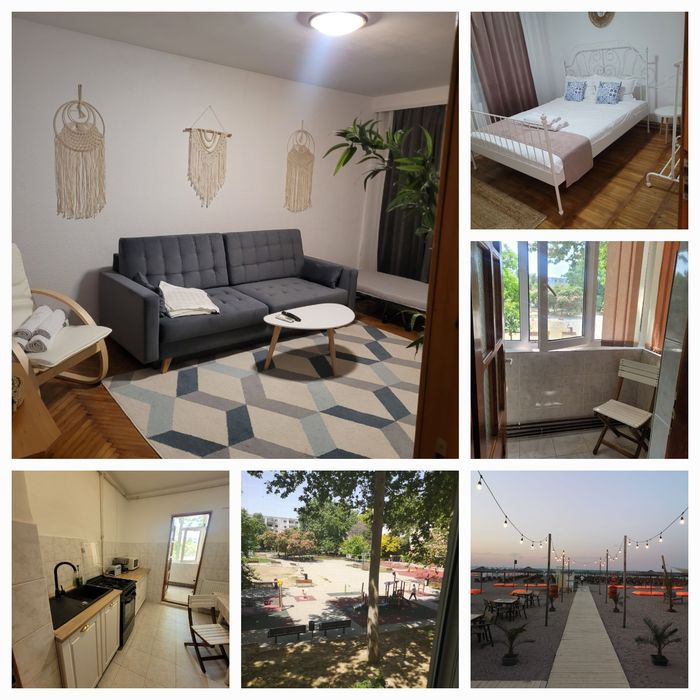 Camere și apartamente în regim hotelier la plaja Reyna, Faleză Nord