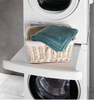 Kit suprapunere Universal Wpro cu raft , prindere chingi uscator peste masina de spalat , nou 484000008436