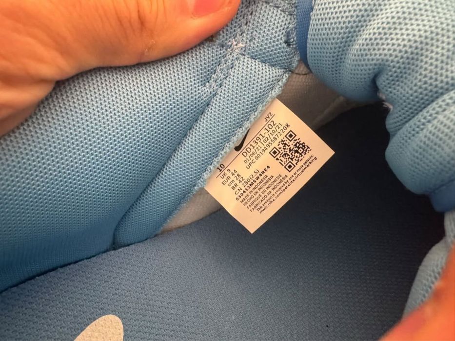 Nike Dunk Low UNC eu44 + ПОДАРЪК - anti crease протектори