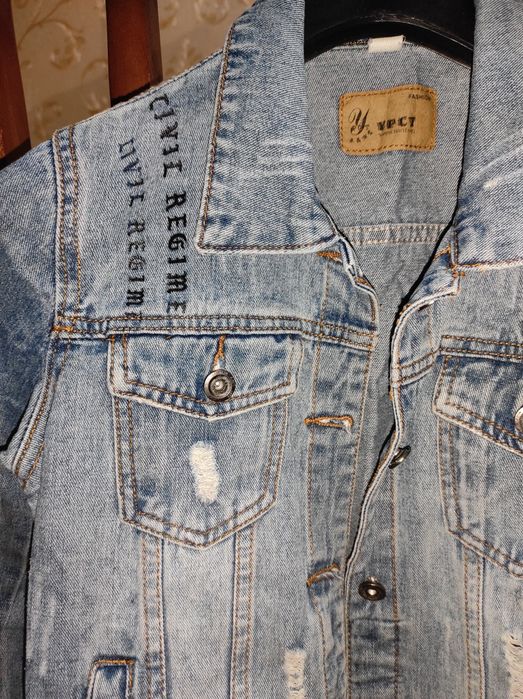 Рубашка, джинсовка