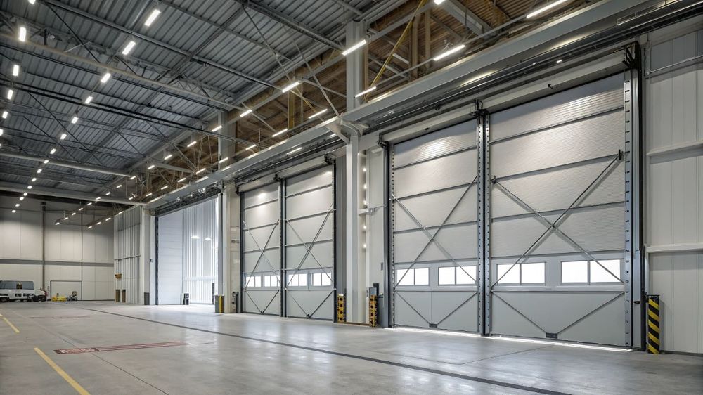 Промышленные ворота для ангаров