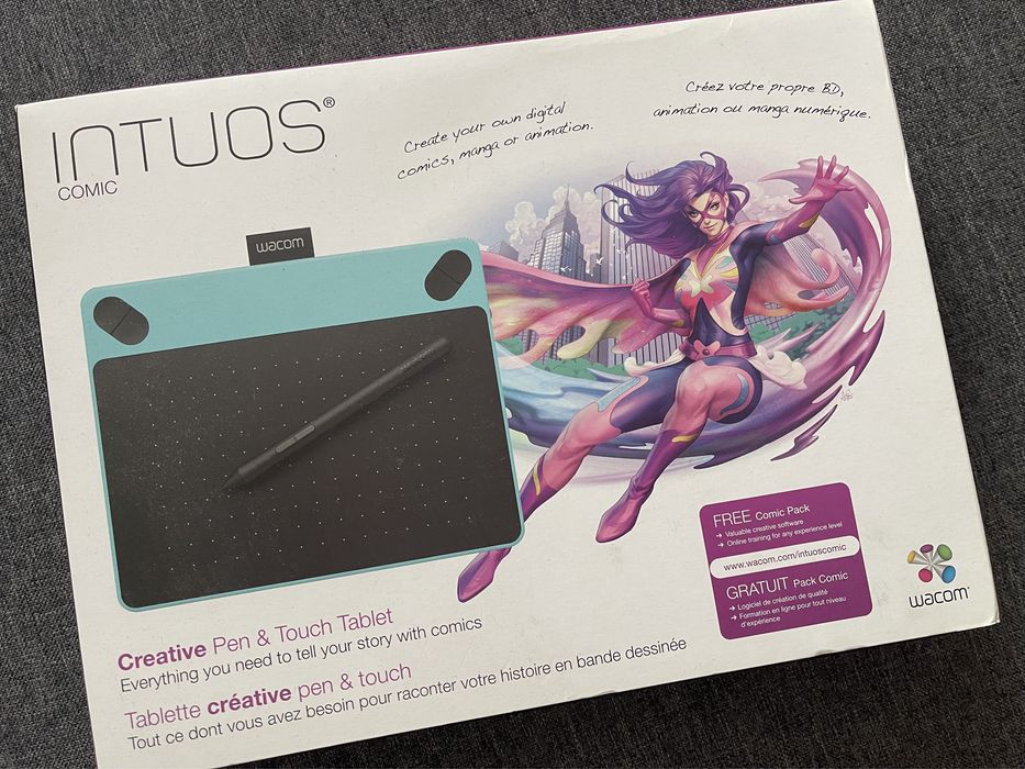 Графичен таблет Wacom Intuos Comic Син