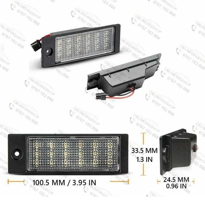 Set Lampi Led numar pentru Hyundai Tucson, IX35, Kia Forte