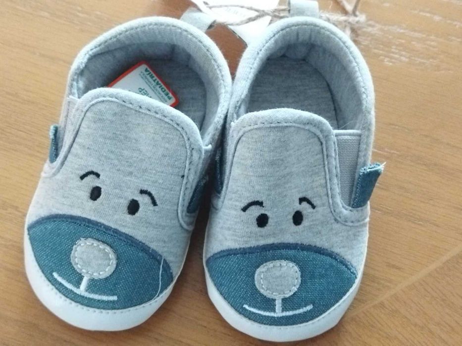 Бебешки пантофки марка Biomecanics Испания.