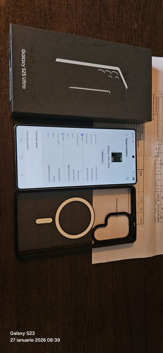 Vand / Schimb Samsung S 25 Ultra Black Titanium 256 Gb 12 Gb ca nou
