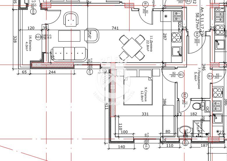 Продава се Двустаен апартамент в Пловдив, Коматевски възел - 72 кв.м за 1145 €/кв.м - Снимка #1