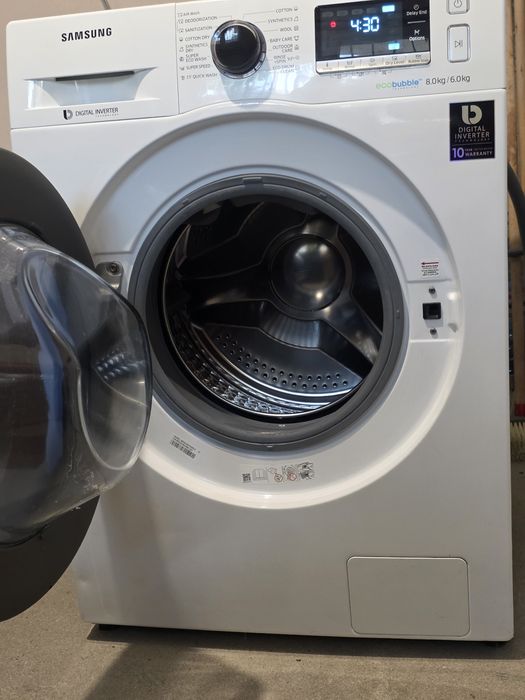 Пералня със сушилня Samsung WD80J6410AW В перфектно състояние
