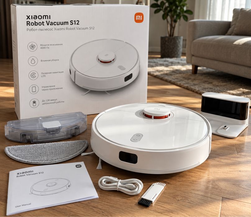 Б/у Робот пылесос Xiaomi Robot Vacuum S12