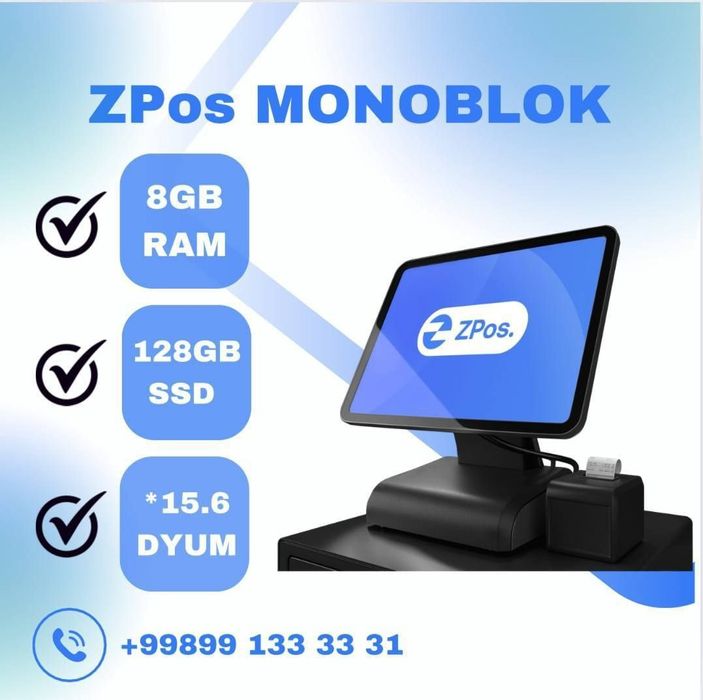 Monoblok Q2T METAL — POS dastur