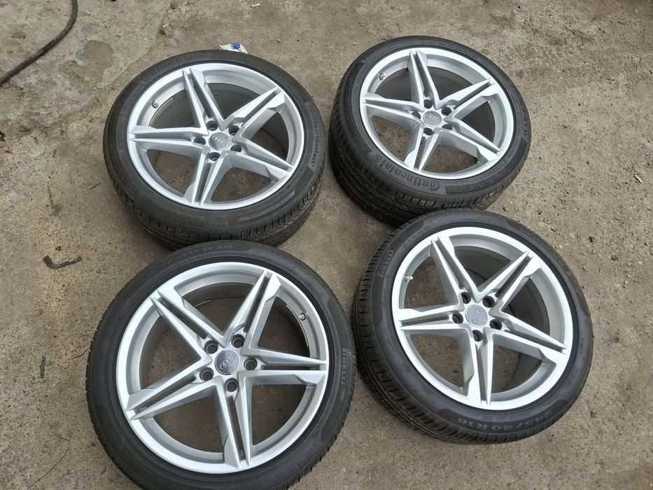 Перфектни джанти 5х112 18 8.5j et29 с много добри гуми