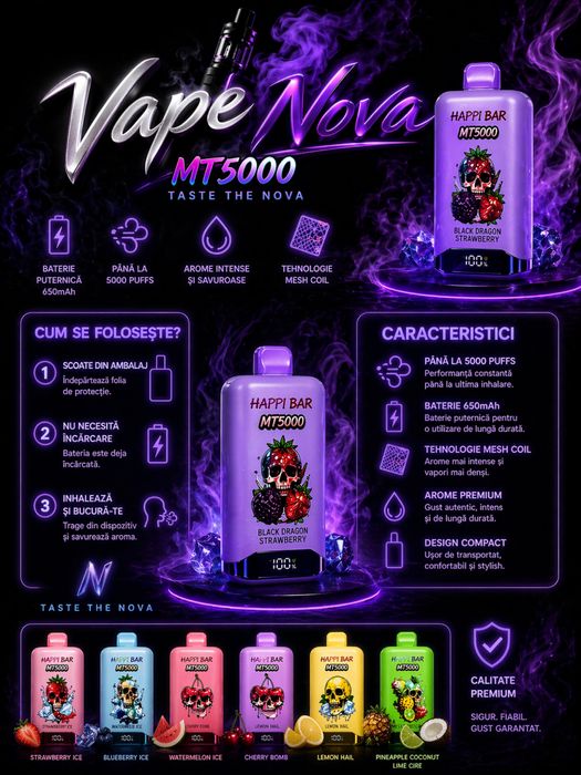 Vape HAPP Bar MT5000