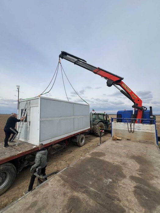 Транспортни услуги Камион с кран 20 метра. Автокран