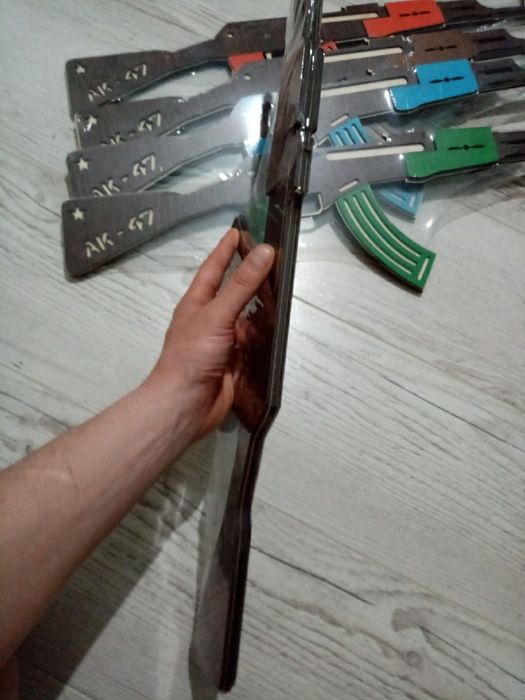 Автомат АК-47 деревянная игрушка