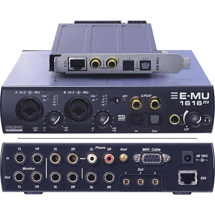 Звуковая карта Creative Professional E-MU 1616M PCI Express 24bit: 100 ...