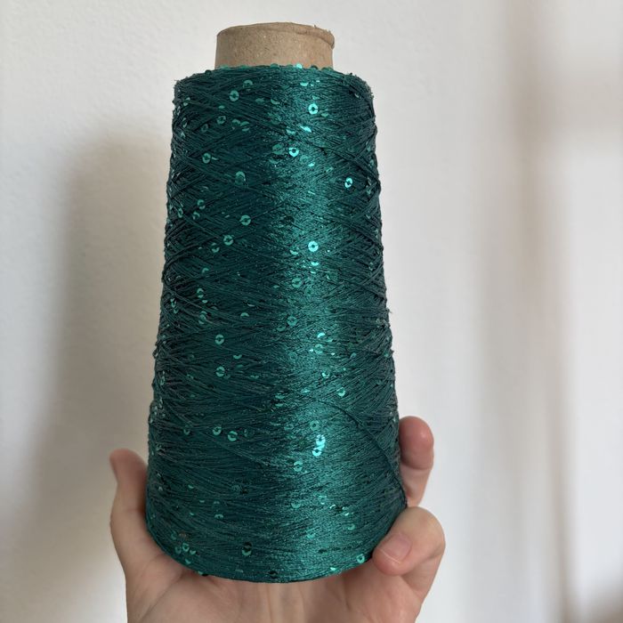 Продам пряжу с пайетками