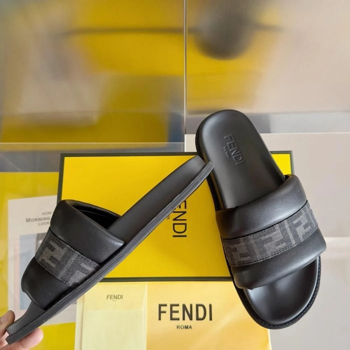 FF Men's Slipper "Spy Dark Brown"
