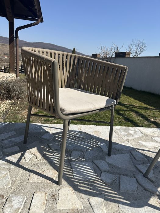 Vand 6 scaune de terasa, scaune gradina, exterior