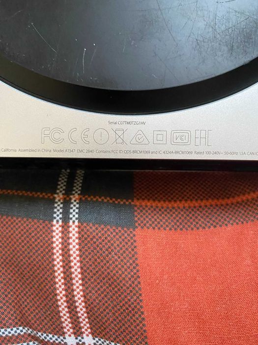 Mac Mini (Late 2014) Model A1347 Processor 1,4 GHz Dual-Core Intel i5