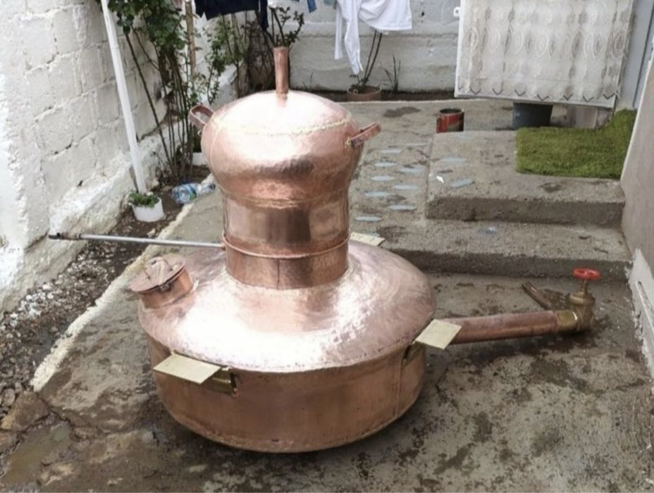 Facem cazane de făcut țuică din cupru alimentar orice capacitate pe bază de comandă  50 litri  60 litri  80 litri  100 litri  120 litri  150 litri  22