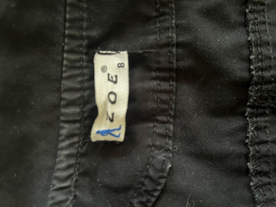 Черно дънково яке за момиче